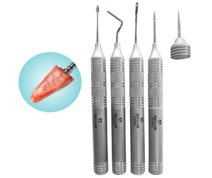 TRUST & CARE FLEXIBLE PERIOTOMES SET OF 5-PCS WITH SCREW
