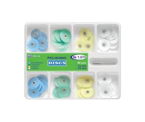TRUST & CARE 80PCS COMPOSITE POLISHING DISC 12MM & 14MM + 1 MANDREL KIT