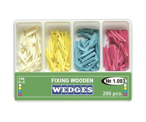 TRUST & CARE DENTAL WOODEN WEDGES MULTIPLE SIZES & COLOURS
