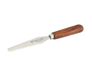 TRUST & CARE FLEXIBLE PUTTY SPATULA WOODEN HANDLE
