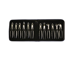 TRUST & CARE PREMIUM TOOTH EXTRACTION FORCEPS KIT (ADULT) SET OF 12-PCS