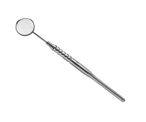 TRUST & CARE MOUTH MIRROR HANDLE WITH TOP ROUND CUT HOLLOW