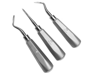 TRUST & CARE PREMIUM ROOT ELEVATOR FLOHR SET OF 3-PCS