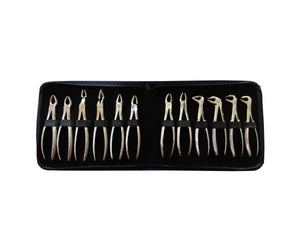 TRUST & CARE STANDARD TOOTH EXTRACTION FORCEPS KIT (ADULT) SET OF 12-PCS