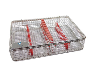 TRUST & CARE S.S INSTRUMENT STERILIZATION MESH CASSETTE FOR 10-INST.