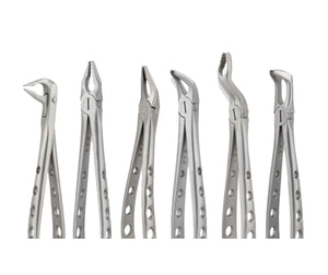 TRUST & CARE DEEP GRIP EXTRACTION FORCEPS SET OF 6-PCS