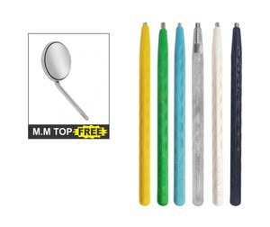 TRUST & CARE MOUTH MIRROR HANDLE COLOURED AUTOCLAVABLE 1-PCS